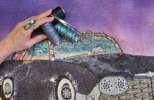 Stitchin the 61 Tbird